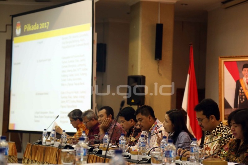 Tahapan Pilkada 2017 tidak dimulai Sebelum NPHD Ditanda Tangan