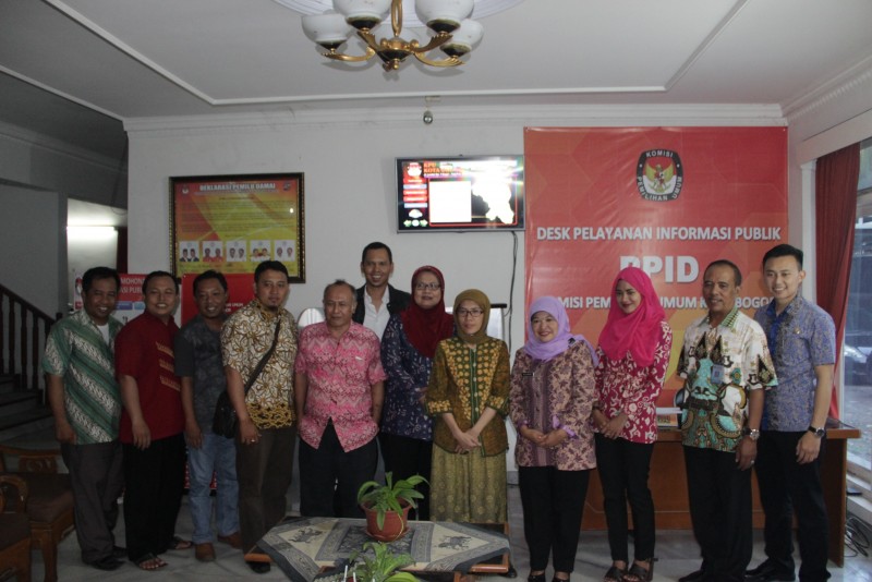 Monitoring KPU Provinsi Jawa Barat ke KPU Kota Bogor 