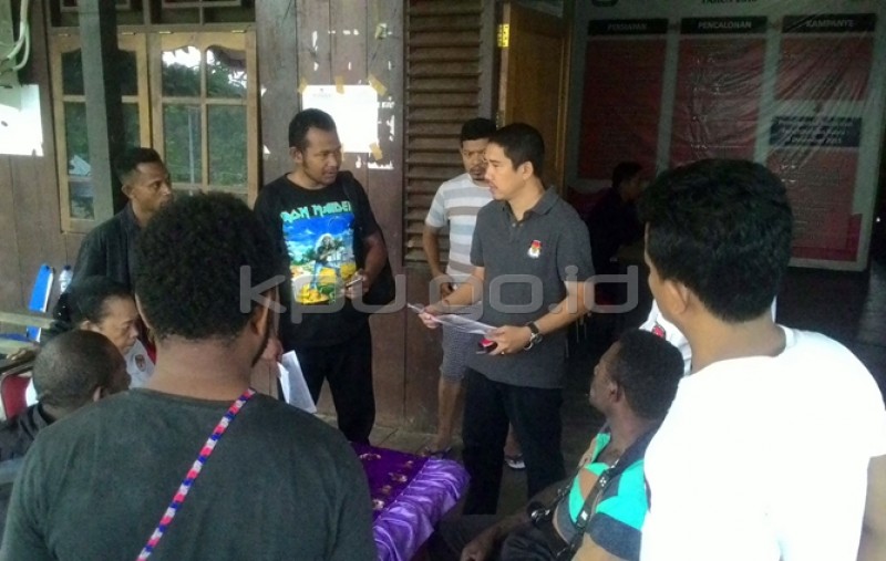 KPU RI & KPU Provinsi Papua Tinjau Persiapan PSU Mamberamo Raya