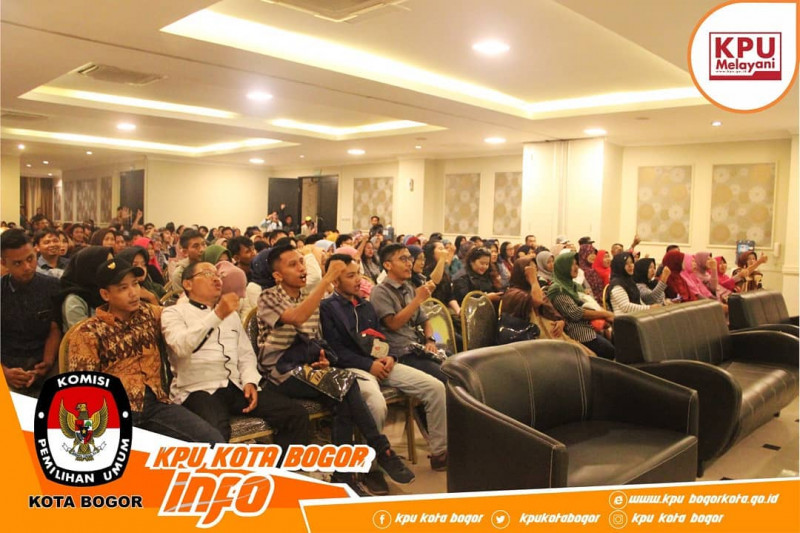 250 Warga Kota Bogor hadiri Sosialisasi Pendidikan Pemilih Pemilu Serentak 2019