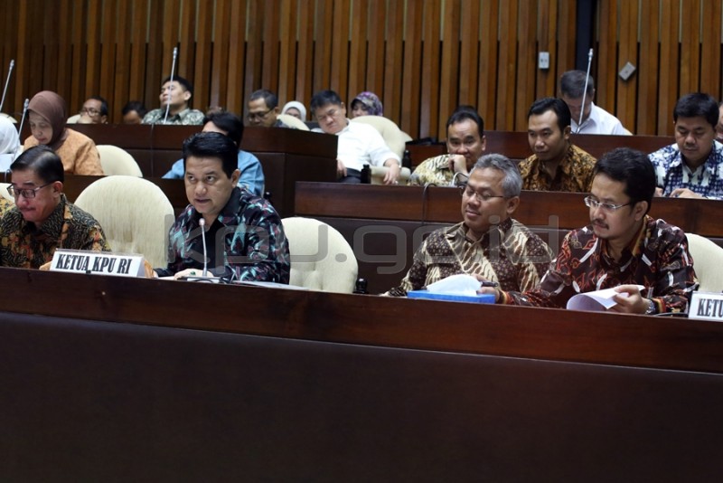 Lanjutan Rapat Kerja Pembahasan Anggaran KPU-DPR RI