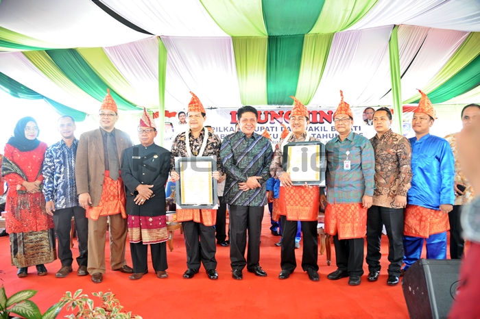 Ketua KPU Hadiri Peluncuran Pilkada OKU Timur dan PALI