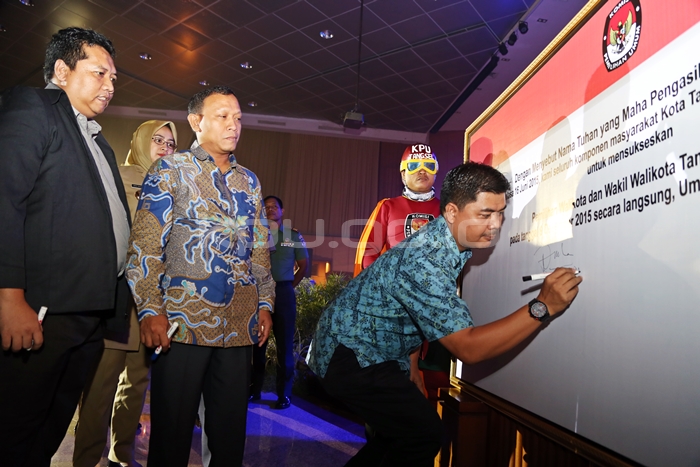 KPU Tangsel Resmikan Pilwakot 2015