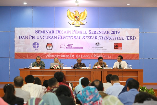 KPU – LIPI Luncurkan Electoral Research Institute (ERI).