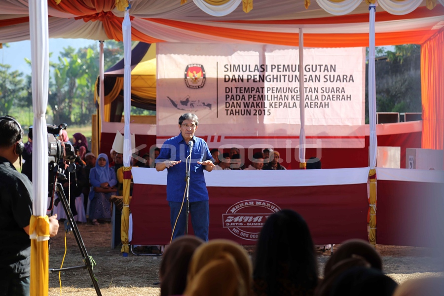Simulasi di Kaki Gunung Sindoro