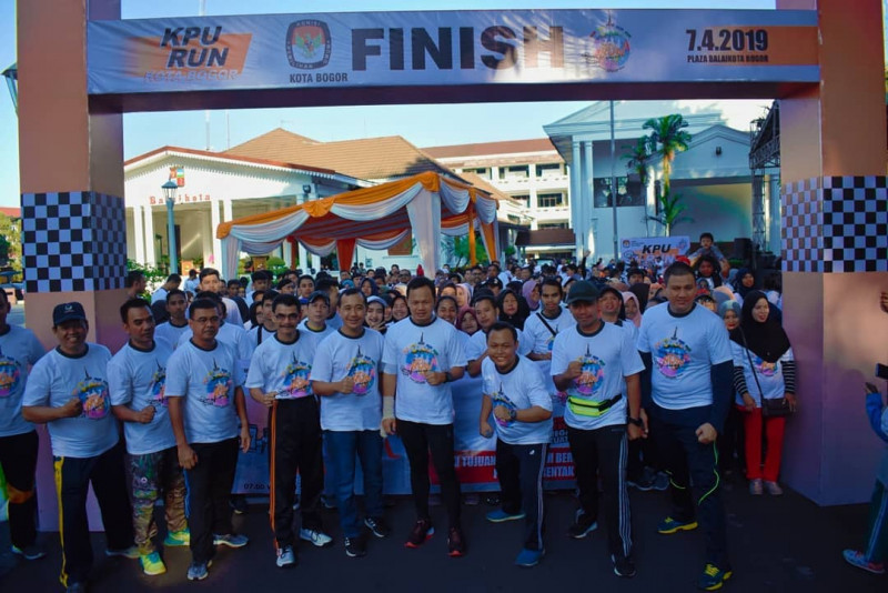 Ajak Masyarakat Gunakan Hak Pilih Lewat KPU Run