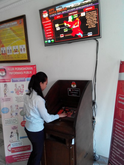 KPU Kota Bogor Miliki Anjungan Informasi Pemilu