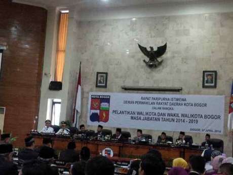 Pelantikan Bima Arya Sebagai Walikota Bogor Dihadiri Pimpinan Parpol 