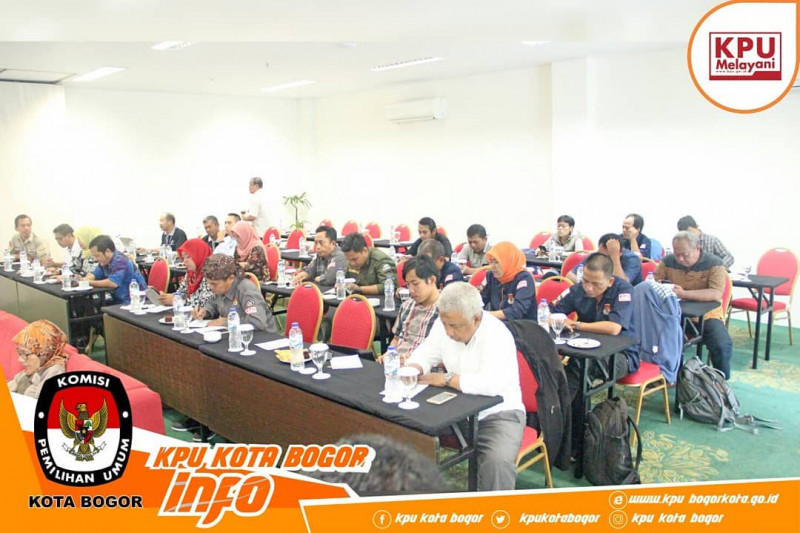 Bimtek PPK Evaluasi Pelaksanaan Simulasi Pemungutan dan Penghitungan Surat Suara Pemilu 2019