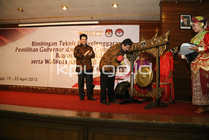 Samakan Persepsi, KPU, Bawaslu dan DKPP Bimtek Bersama