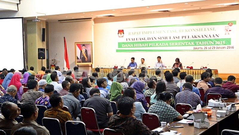Hari Ketiga Rapat Implementasi Dana Hibah Pilkada 2015