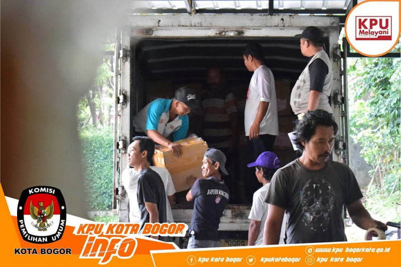 Distribusi Kertas Suara Pemilu 2019