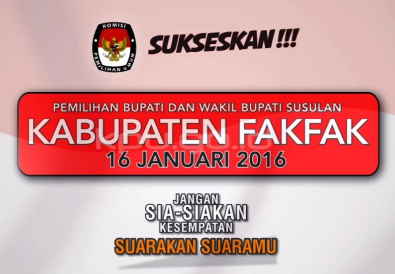 Pilkada Susulan Kabupaten Fakfak Berjalan Aman Dan Lancar