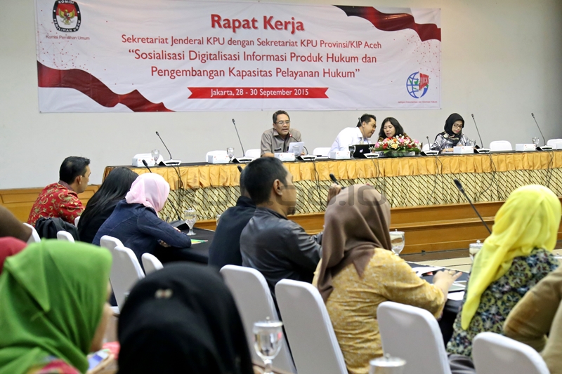 KPU RI GELAR RAKER INFORMASI PRODUK HUKUM