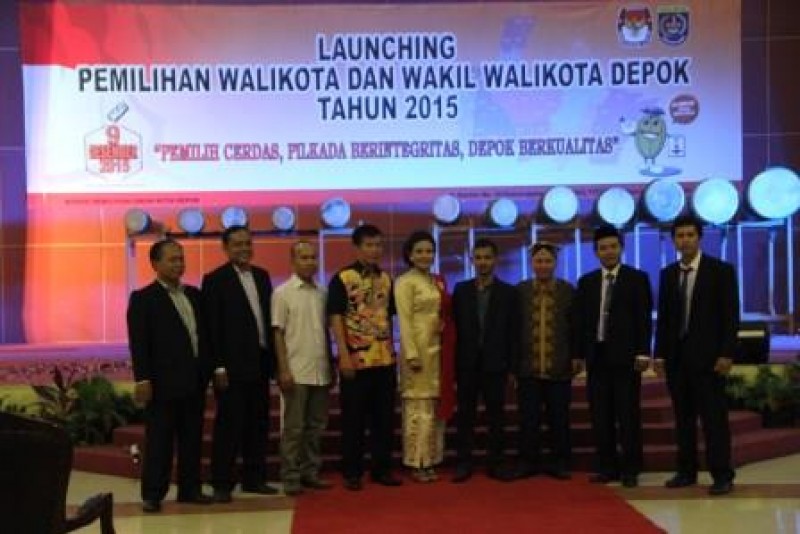 KPU KOTA BOGOR MENGHADIRI LAUNCHING PEMILUKADA KPU KOTA DEPOK