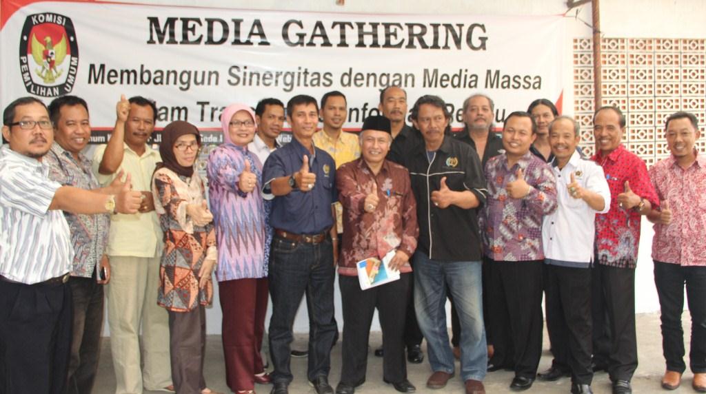 Media Gathering KPU Kota Bogor ke PWI Bogor