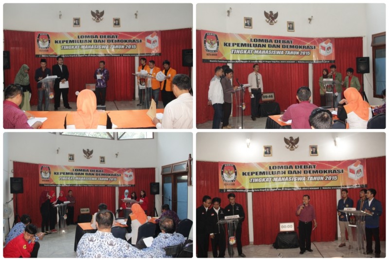 BABAK PENYISIHAN LOMBA DEBAT KEPEMILUAN DAN DEMOKRASI TINGKAT MAHASISWA SE-WILAYAH KOTA BOGOR TAHUN 2015