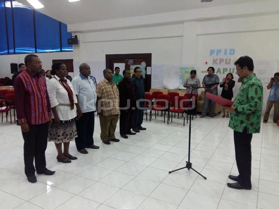 PPID KPU Provinsi Papua Dikukuhkan