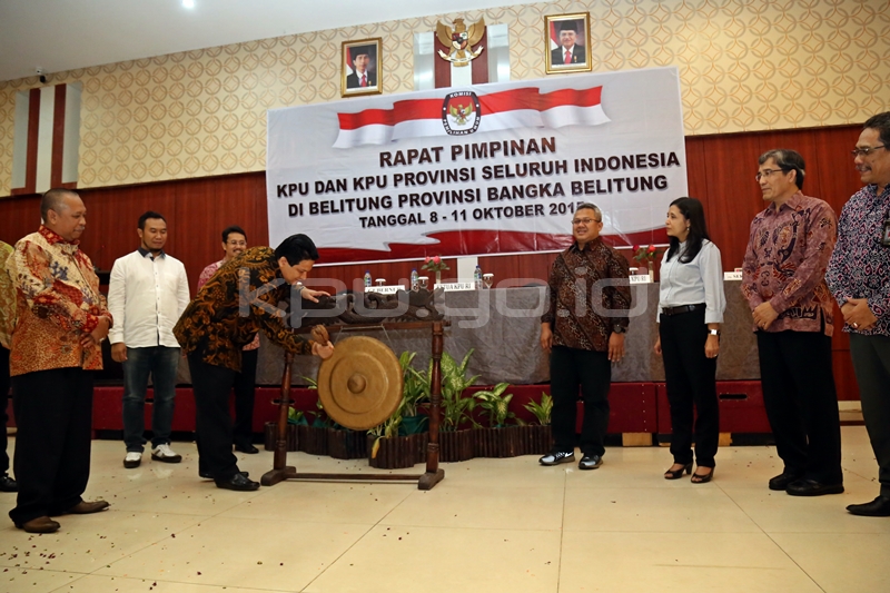 Ketua KPU Buka Rapimnas ke III di Babel