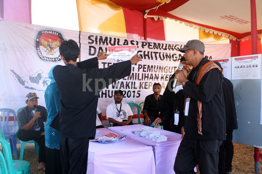 Aplikasikan Peratuan, KPU Selenggarakan Simulasi