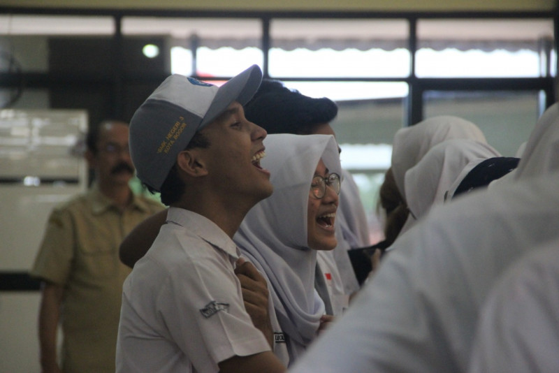 Evoting SMK Negeri 3 Bogor Dampingi Kedatangan KPU Kabupaten Kepahiang