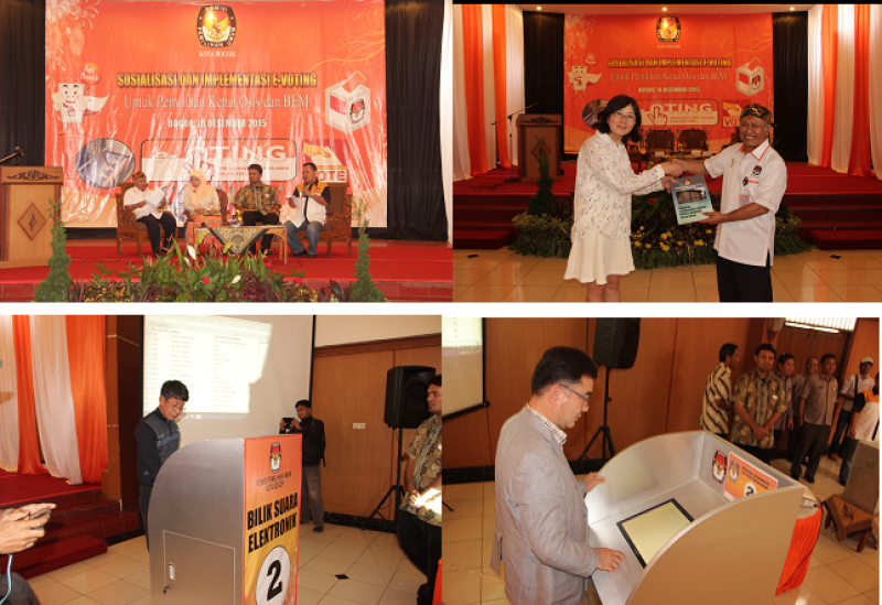 SOSIALISASI DAN IMPLEMENTASI E-VOTING