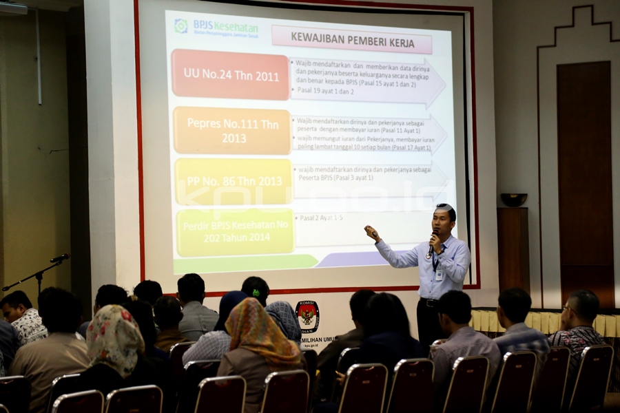 Sosislisasi BPJS Di KPU Bagi Pegawai Non PNS