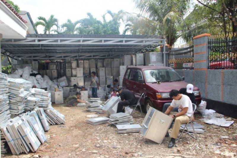 KPU KOTA BOGOR MEMPERSIAPKAN STOK OPNAME LOGISTIK