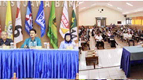 Pelaksanaan Tes Tertulis Calon Anggota KPU Provinsi Jawa Barat